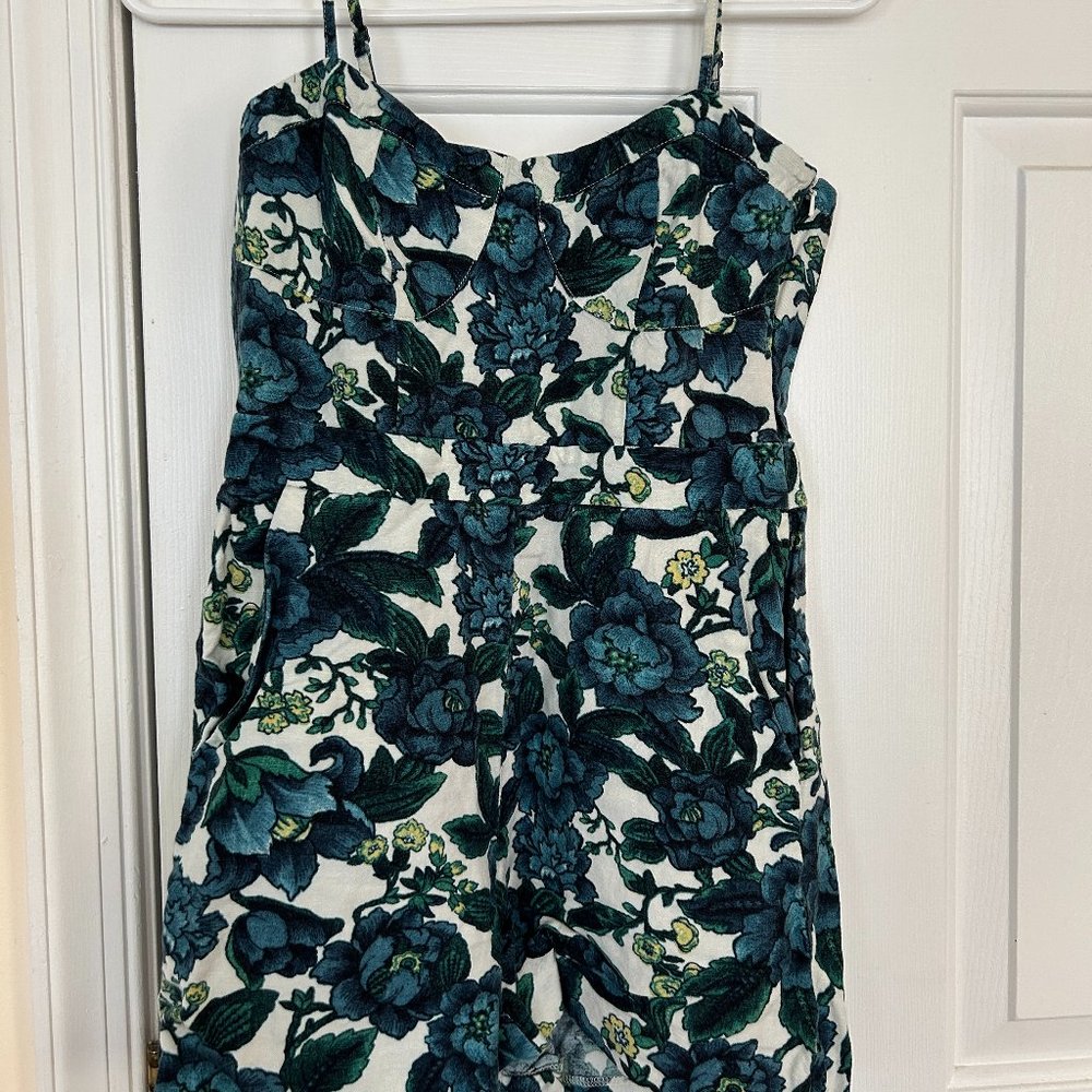 Ann Taylor Loft Petites Floral Romper - Size 00P